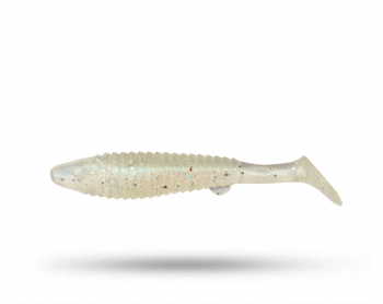 Esox Gear Ribbed Lucy 10 cm - Pearl Peppar A5 Custom